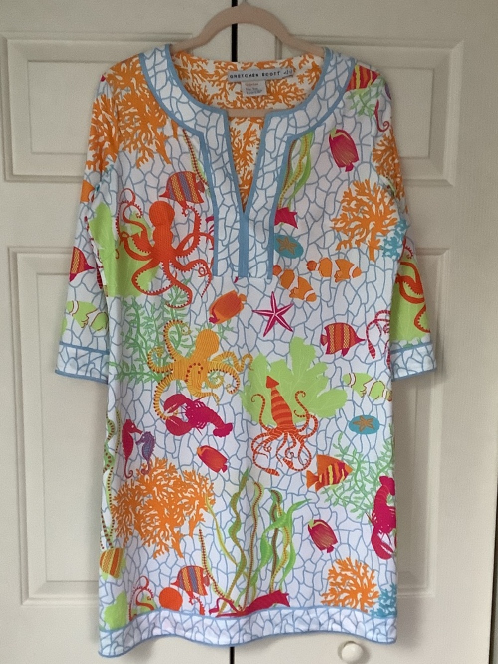 Gretchen Scott Vibrant Underwater Print Tunic - Multicolor